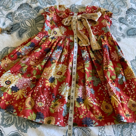 Fleur + Dot Peter Pan Collar Floral Handsewn Dress - Picture 4 of 10